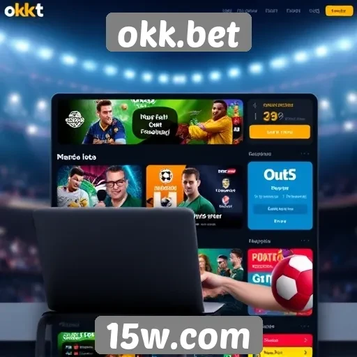 Interface de usuário do okk.bet é intuitiva